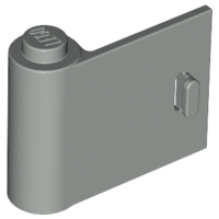 Door 1 x 3 x 2 Left in Light Gray