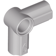 Technic Axle and Pin Connector Angled #6 - 90° in Light Gray