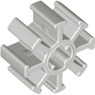 Technic Gear Timing Wheel 8 Tooth in Light Gray