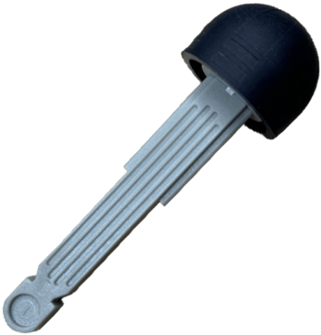 Projectile, Arrow, Solid Shaft in Light Gray
