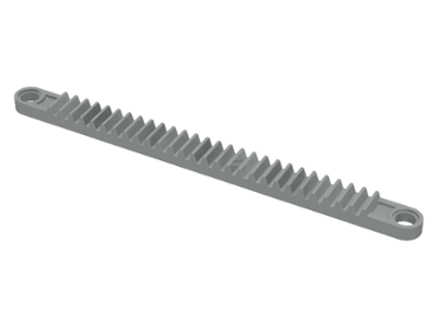 Technic Gear Rack 1 x 14 with Holes in Light Gray