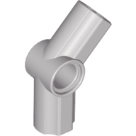 Technic Axle and Pin Connector Angled #4 - 135° in Light Gray