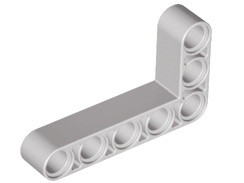 Technic Beam 3 x 5 L-Shape Thick in Light Gray