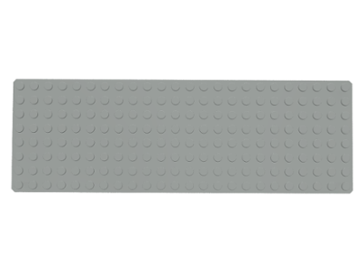 Baseplate 8 x 24 in Light Gray