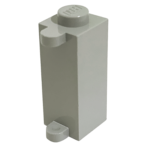 Brick Special 1 x 1 x 2 with Shutter Holder in Light Gray