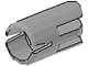 Arm Piece with Towball Socket, 3 Fingers in Light Gray