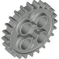 Technic Gear 24 Tooth [New Style with Single Axle Hole] in Light Gray