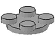 Turntable 2 x 2 Plate - Top in Light Gray