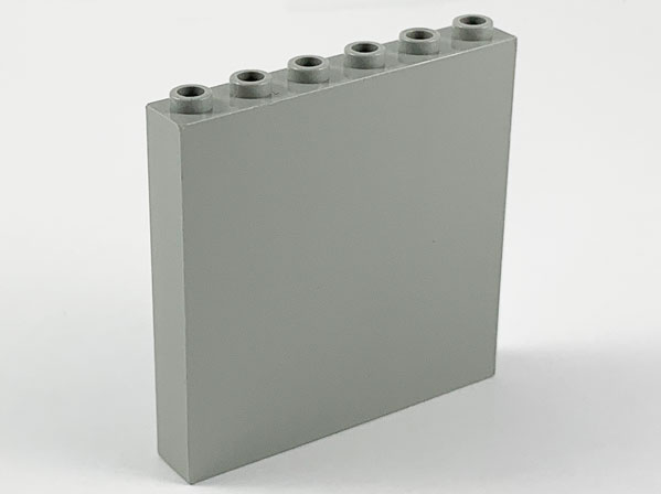 Brick 1 x 6 x 5 in Light Gray