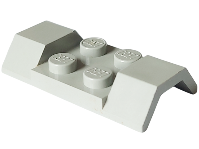 Wheel Arch, Mudguard 2 x 4 [Smooth] in Light Gray