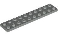 Plate 2 x 10 in Light Gray