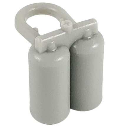Minifig Neckwear Airtanks in Light Gray