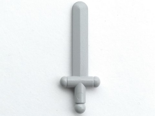 Weapon Sword / Shortsword [Shiny Solid Smooth ABS] in Light Gray