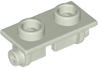 Hinge Brick 1 x 2 Top Plate Thin in Light Gray