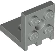 Bracket 2 x 2 - 2 x 2 in Light Gray