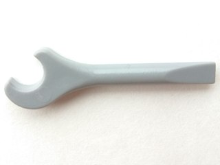 Tool Screwdriver and Spanner / Wrench in Light Gray