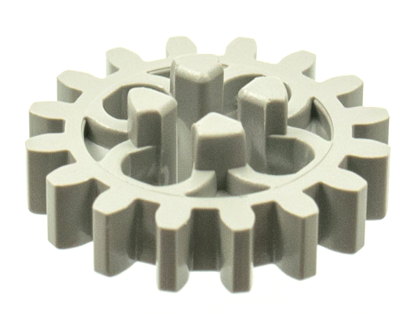 Technic Gear 16 Tooth with Round Holes [Old Style] in Light Gray