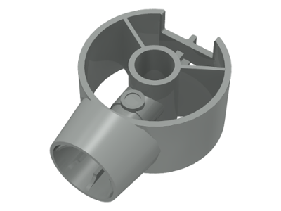 Animal / Creature Body Part, Dinosaur Neck / Tail Ring in Light Gray