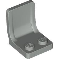 Seat / Chair 2 x 2 in Light Gray