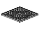 Plate Special 8 x 8 with Grille [No Hole in Center] in Light Gray