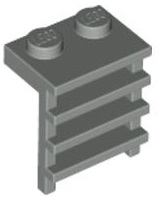 Plate Special 1 x 2 with Ladder in Light Gray