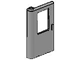 Door 1 x 4 x 5 Train Left in Light Gray