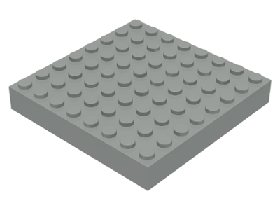 Brick 8 x 8 in Light Gray
