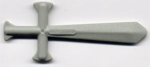 Duplo Sword, Thin in Light Gray