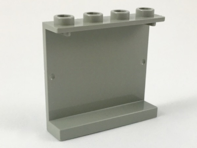 Panel 1 x 4 x 3 [Hollow Studs] in Light Gray