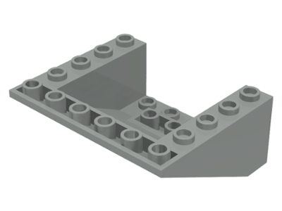 Brick Sloped Inverted 33° 5 x 6 x 2 in Light Gray