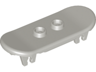 Sports Skateboard with Trolley Wheel Holders in Light Gray