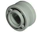Wheel 11 x 8 with Center Groove in Light Gray