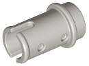 Technic Pin 1/2 without Friction Ridges in Light Gray