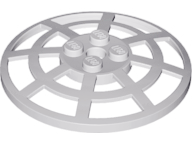 Dish 6 x 6 Inverted, Radar / Webbed [Anti-studs at 90°] in Light Gray