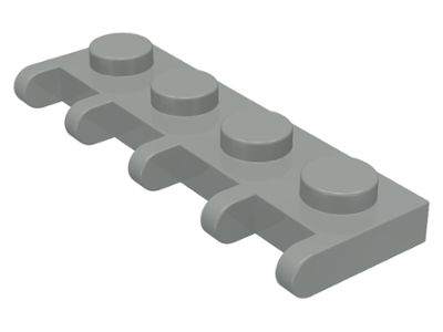 Hinge Vehicle Roof Holder 1 x 4 in Light Gray