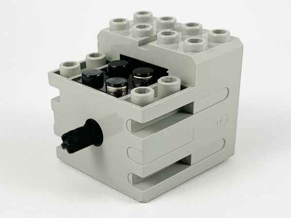 Motor, 9V Mini [Lightweight New Style] in Light Gray