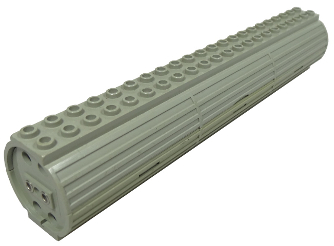 Battery Box, 4.5V, 4 x 22, 3 x C-Cell without Switch [Complete Assembly] in Light Gray