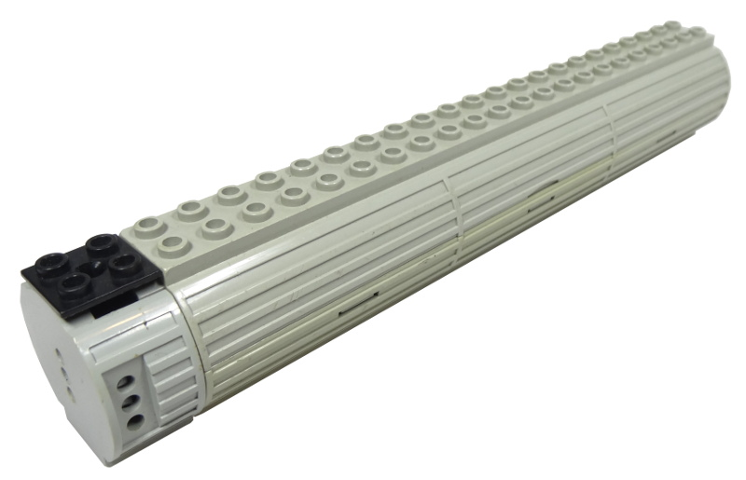 Battery Box, 4.5V, 4 x 24, 3 x C-Cell with Switch [Complete Assembly] in Light Gray