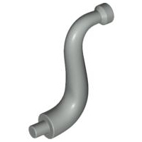 Animal Body Part / Plant, Tail / Trunk / Tentacle / Tongue / Vine / Tree Branch (Short Tip) in Light Gray