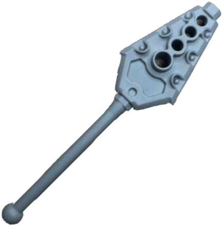 Large Figure Weapon, Staff, Jens (McDonalds) in Light Gray