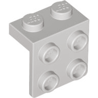 Bracket 1 x 2 - 2 x 2 in Light Gray