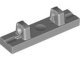 Hinge Tile 1 x 4 Locking Dual 1 Fingers on Top [4 Locking Ridges] in Light Gray