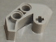 Technic Axle and Pin Connector 2 x 4 Double Sloped in Light Gray
