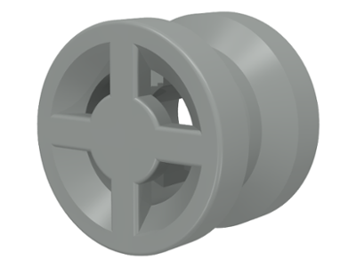 Wheel 8 x 6 in Light Gray