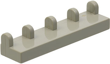 Hinge Tile 1 x 4 in Light Gray