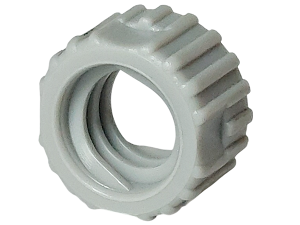 Technic Axle Nut in Light Gray