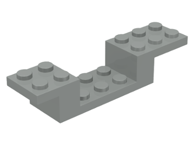 Bracket 8 x 2 x 1 1/3 in Light Gray