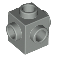 Brick Special 1 x 1 Studs on 4 Sides in Light Gray