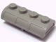 Treasure Chest Lid [Thin Hinge] in Light Gray