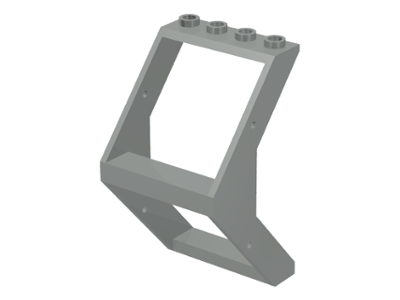 Window 4 x 4 x 6 Outward Sloping in Light Gray